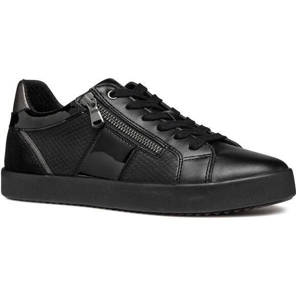 Geox Womens/Ladies Blomiee Suede Sneakers / Black
